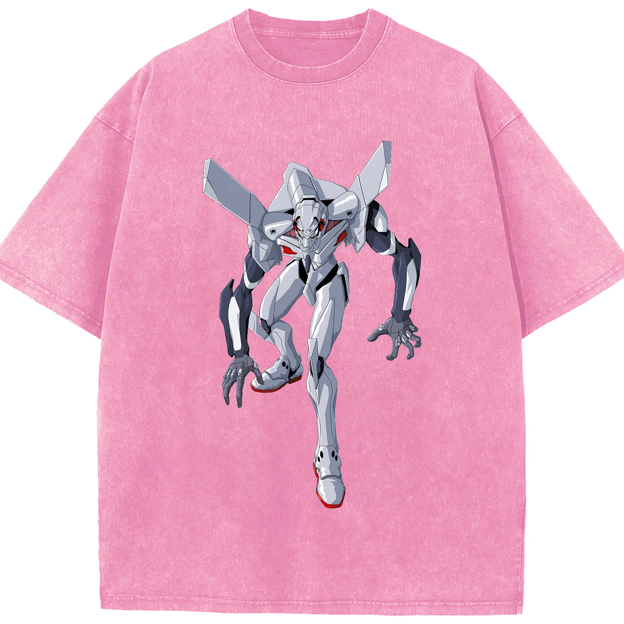 （画像用） EVA 新世紀エヴァンゲリオン 綿100% ヴィンテージ風 半袖Tシャツ（フロントプリント）